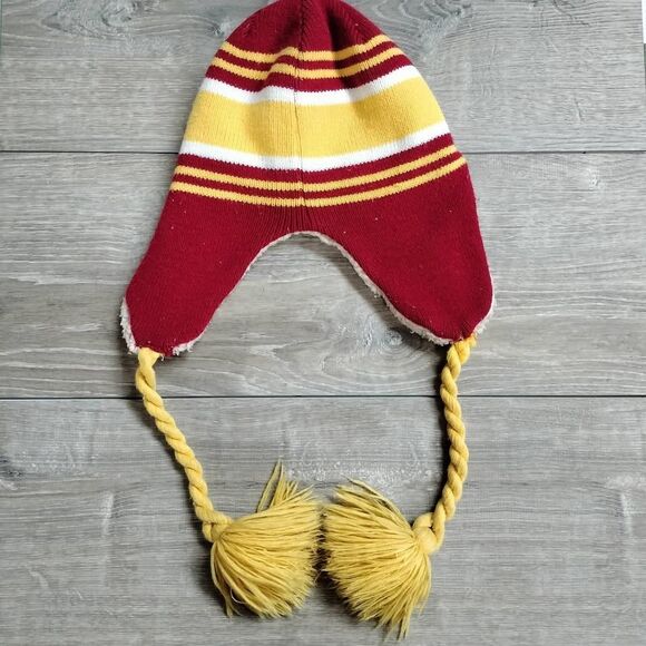 Minnesota Gophers Winter Hats Lot of 2 Adult Gold Maroon Beanie Ear Flaps Tassel - Picture 4 of 10